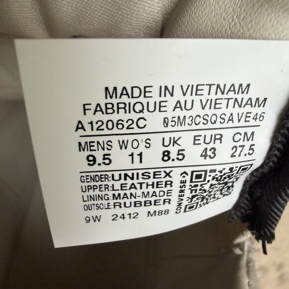 Converse TURBOWPN Low Rick Owens DRKSHDW | NEW Without Tags, Size 9.5 - Picture 8 of 12